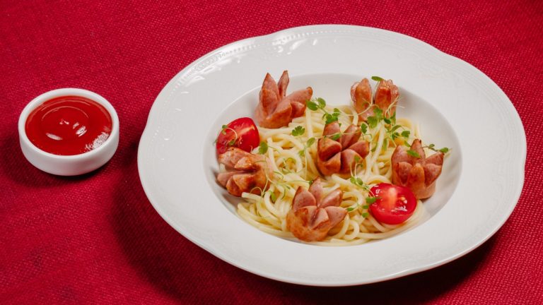 Осьминожки с макарошками