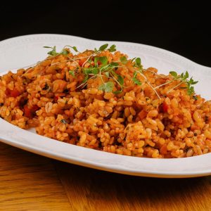 Булгур с овощами