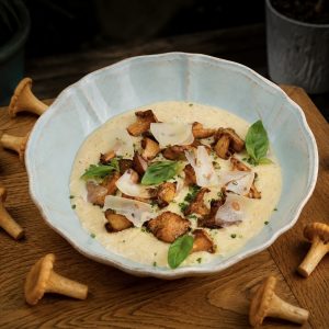 Ризотто с лисичками
